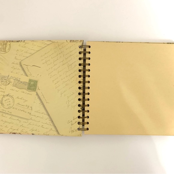 Beige hard cover (old postage design) scrapbook 📒 - Picture 3 of 5